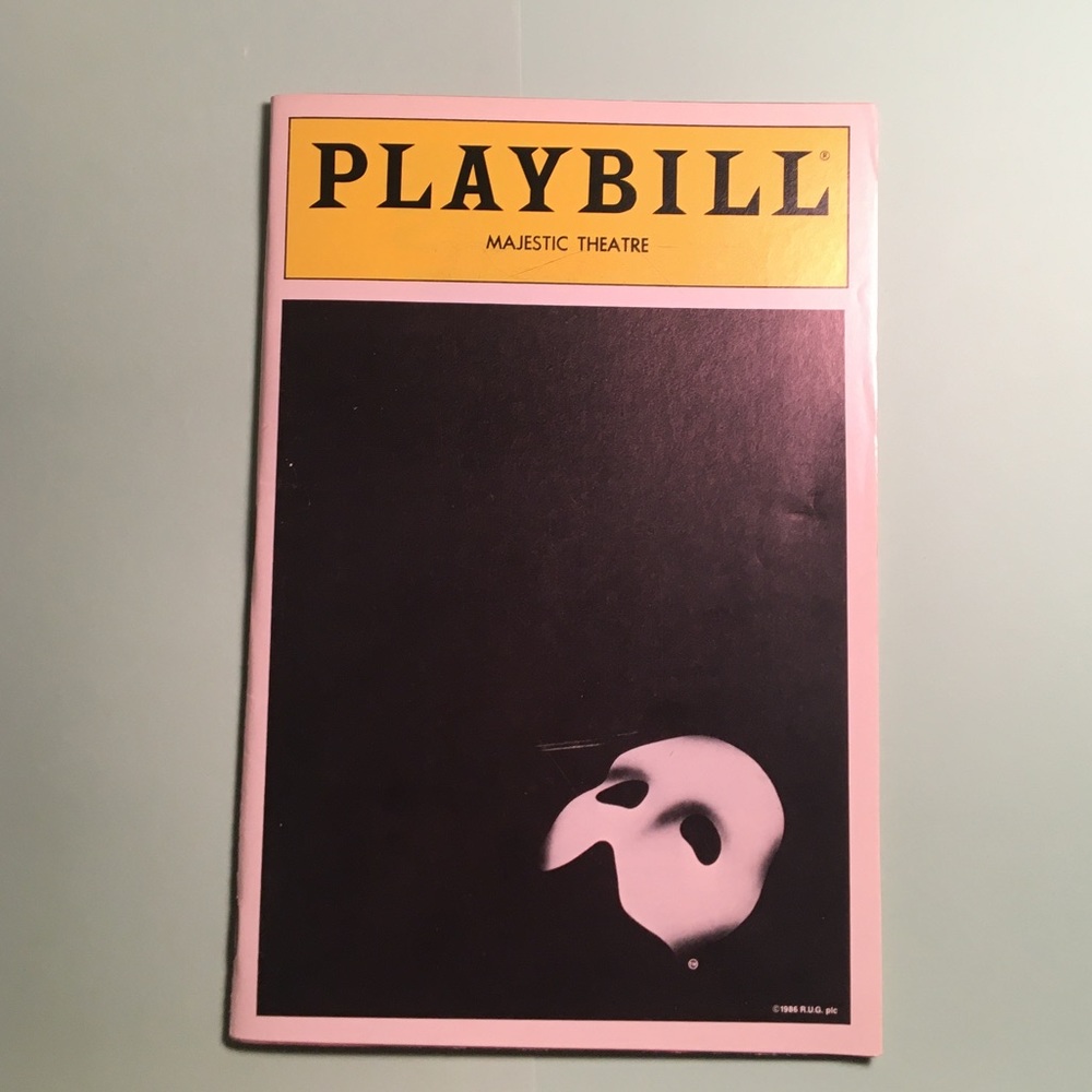 Phantom Broadway Playbill